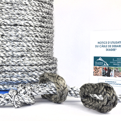 Skadee : câble textile débardage forestier avec loop textiles